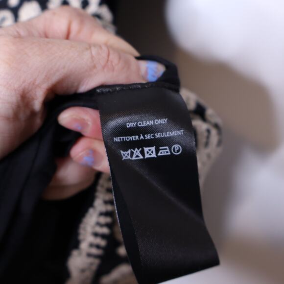 MAEVE Short Sleeve Collared Mini Shirt Dress Black Embroidered Casual Women's XS - Picture 14 of 15